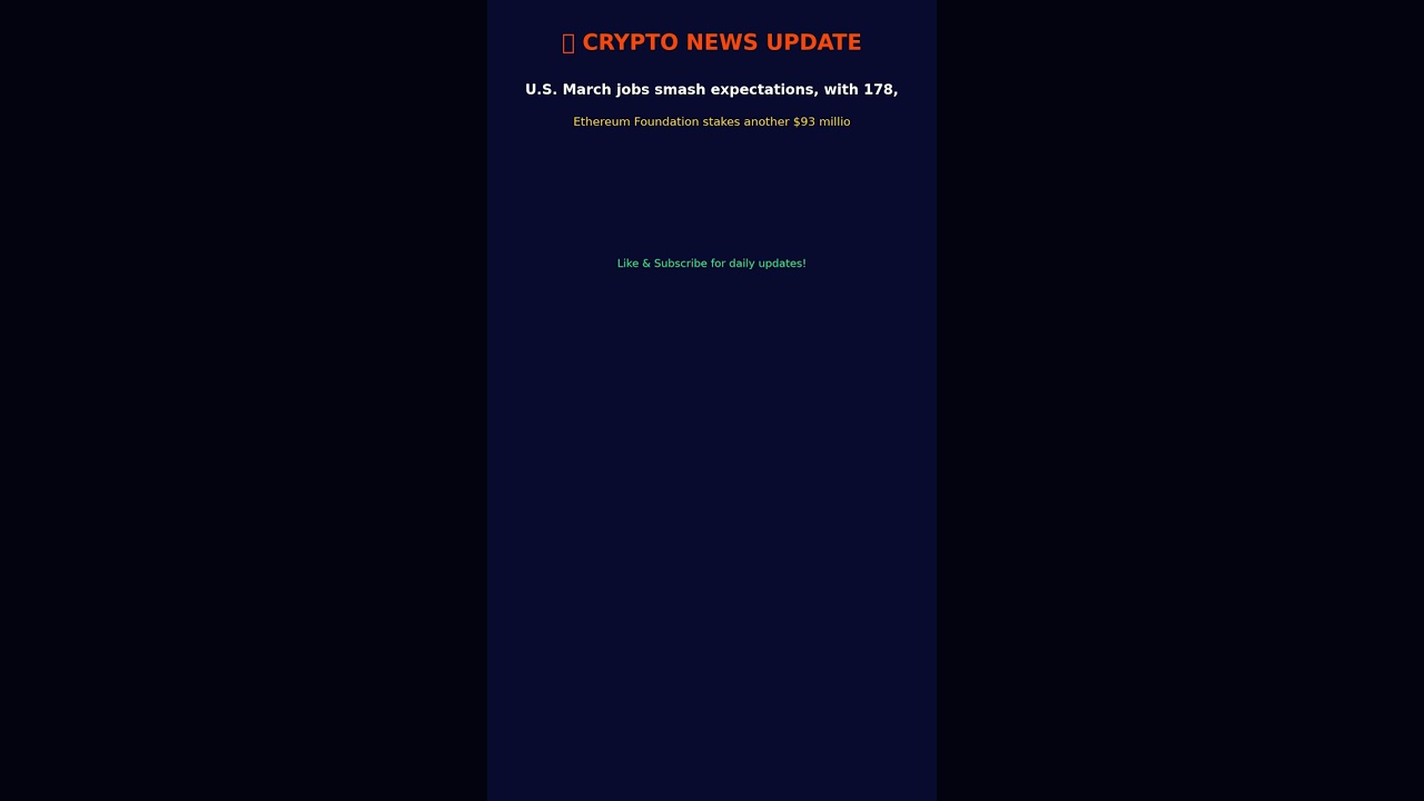 Crypto News April Shorts crypto bitcoin