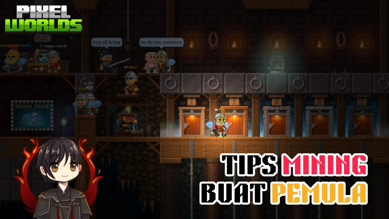 Gear dan Pickaxe Mining Terbaik untuk Pemula Pixel Worlds
