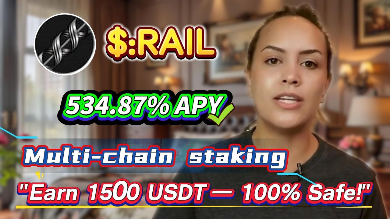 Want 534.87% Annual Yield? Earn 1500USDT with RAIL Staking Mining!
