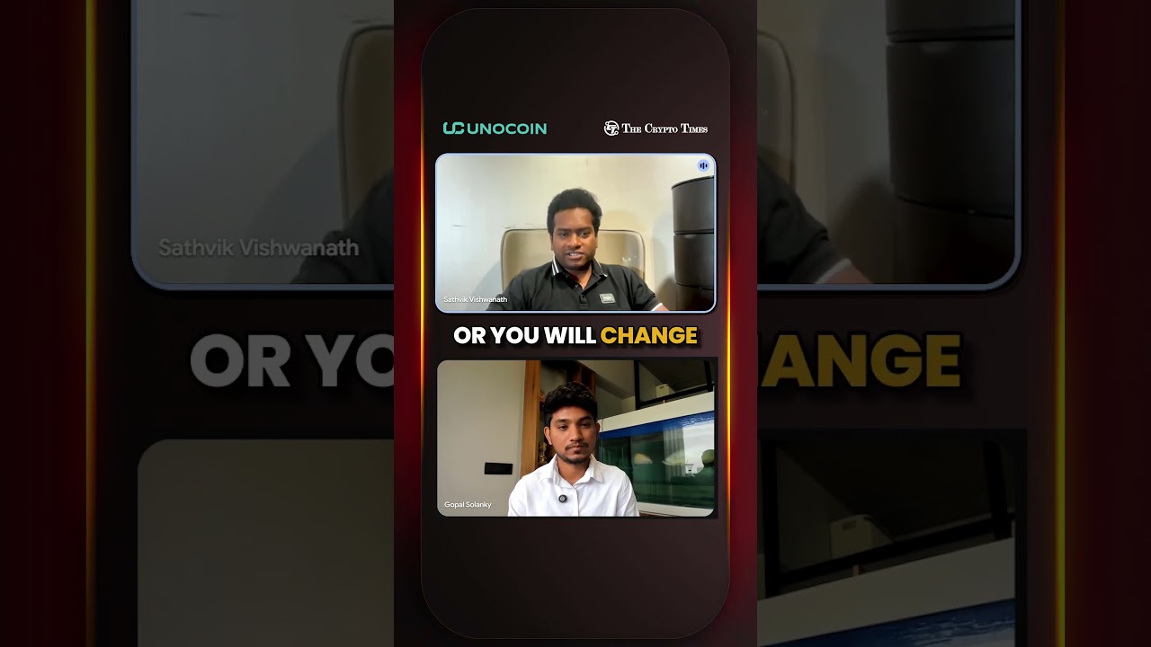 @Unocoin CEO Sathvik Vishwanath's Advice to Crypto Beginners: Don’t Enter