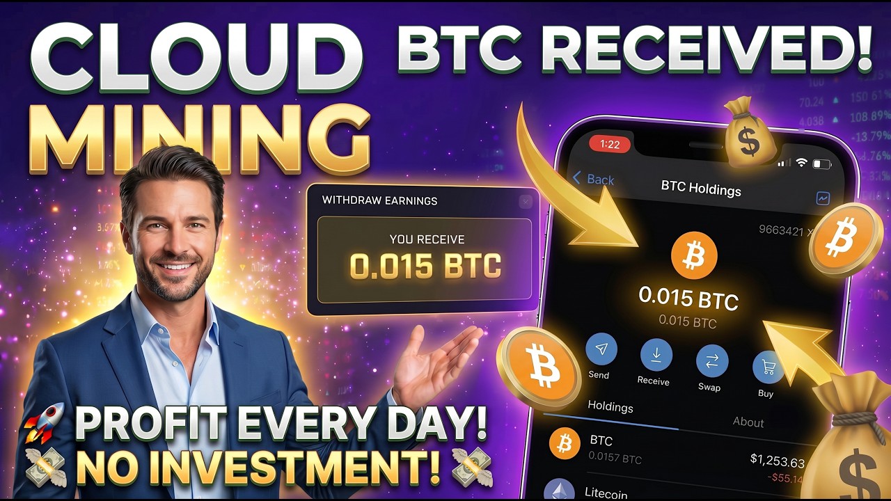 BTC Cloud Mining! How To Start Cloud Mining!