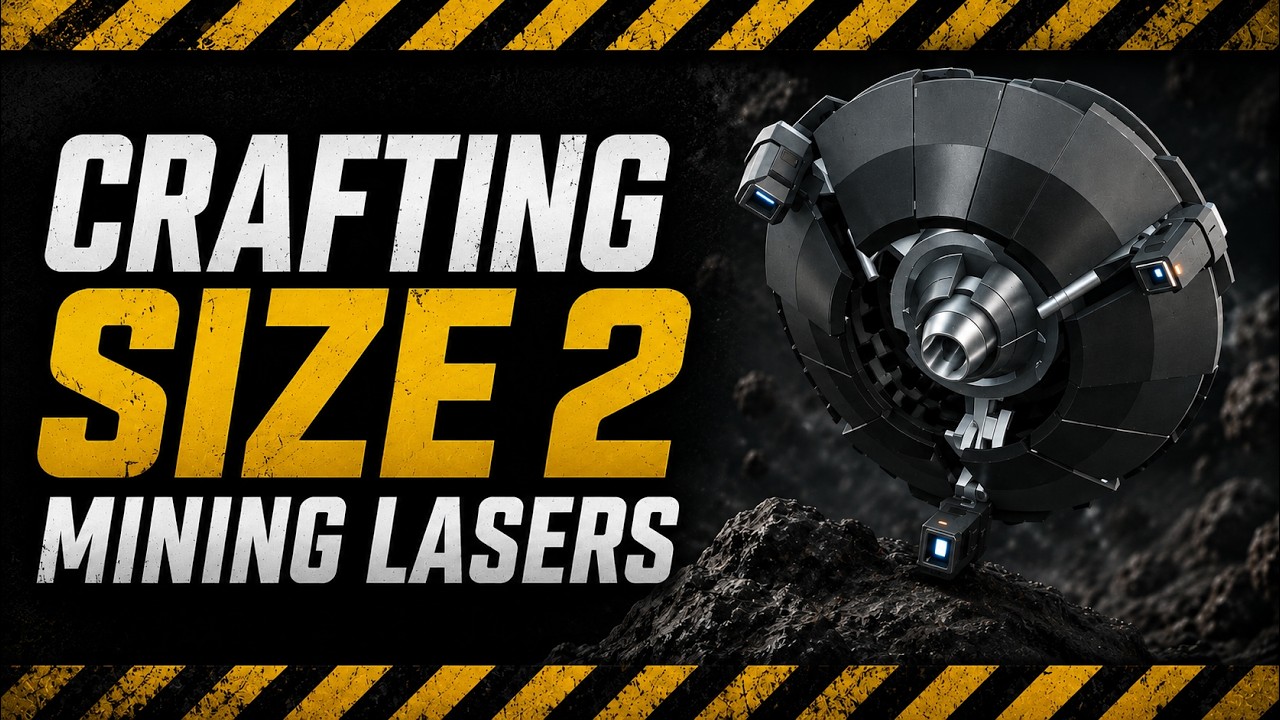 Crafting Size 2 Mining Lasers in Star Citizen 4.8