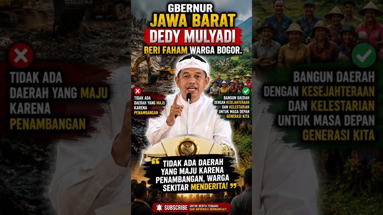 Dedy Mulyadi Menegaskan Sikapnya tentang Penambangan #dedymulyadi #gubernurjabar #kdm #rumpin