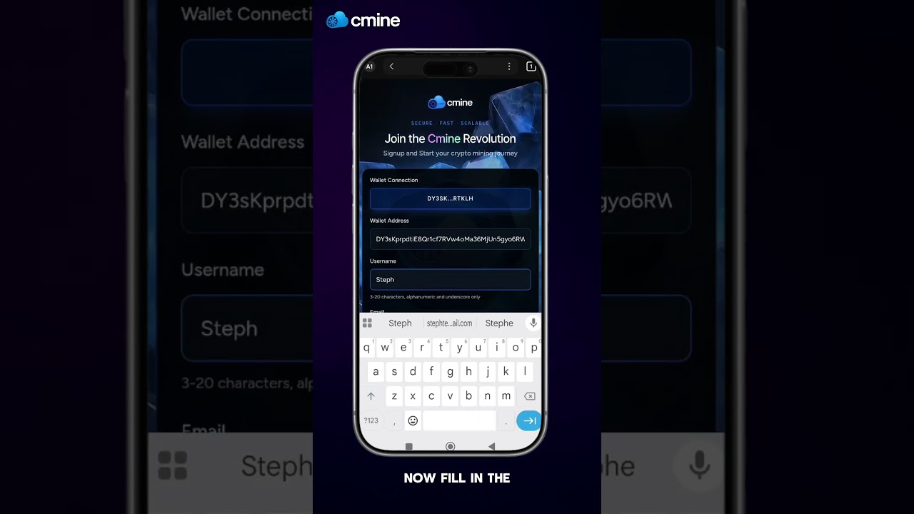 How to Register on Cmine: Step-by-Step Phantom Wallet Guide #cloudmining