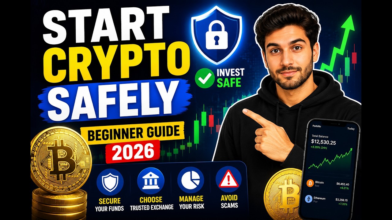 How to Start Crypto Investing Safely in 2026 | Beginner's