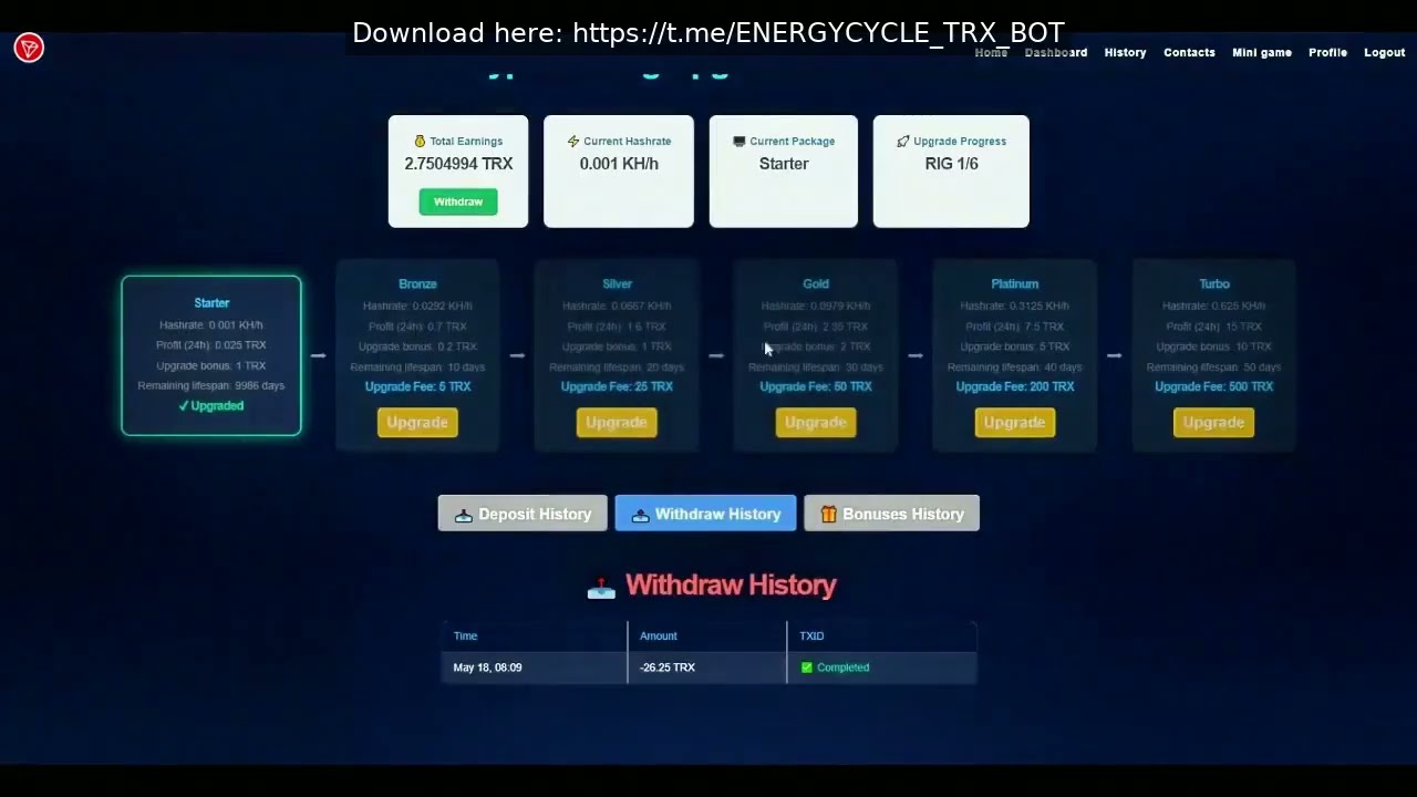 TRX Mining Engine for Absolute Beginners