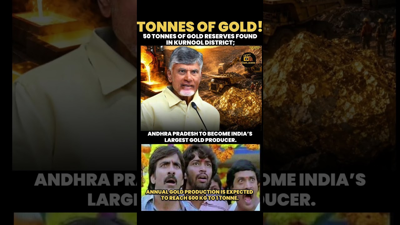 50 Tonnes of Gold Found in Andhra Pradesh! 😱🏆💰#shorts#viral#gold#andhrapradesh#kurnool
