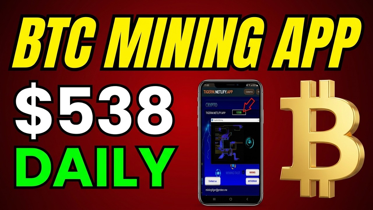 Bitcoin Mining App 2026 - Mobile Crypto Mining Android &