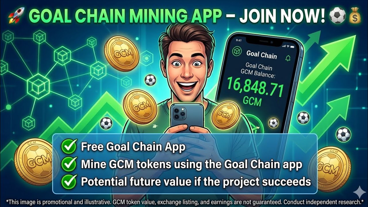 Don't miss out.... Join GOAL CHAIN MINING APP/ Full Guide