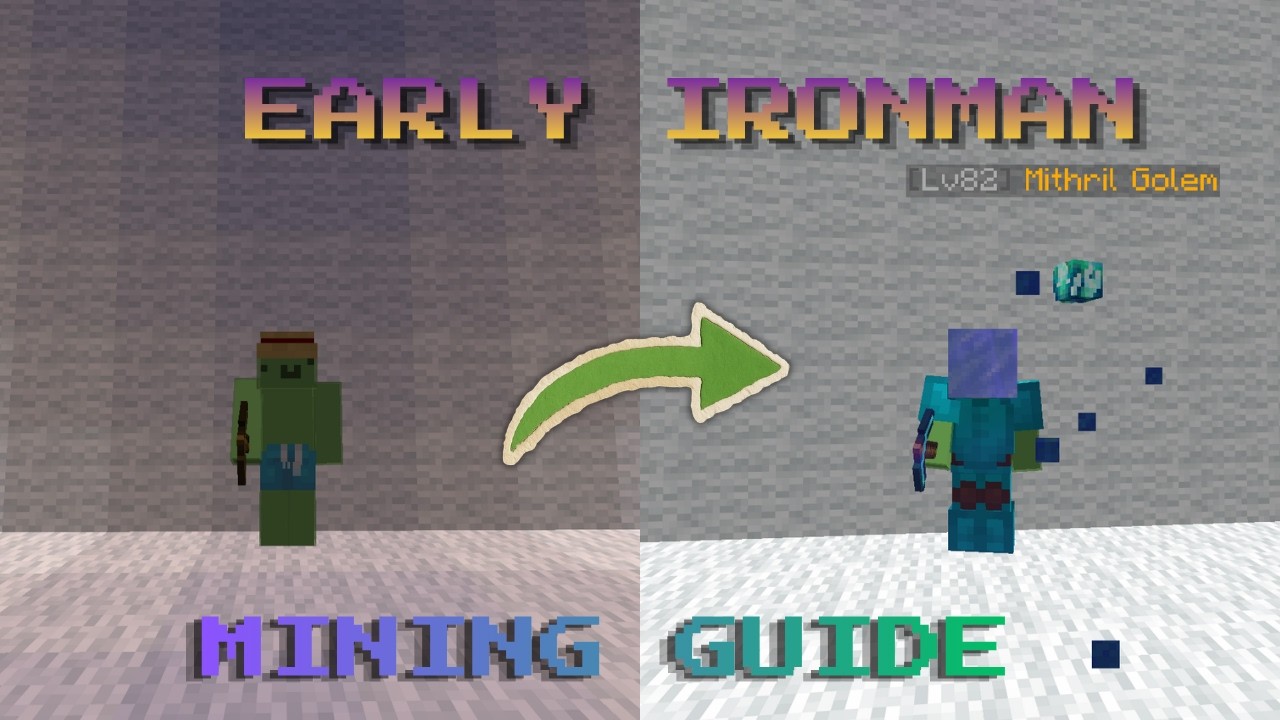 Early Game Ironman Mining Guide