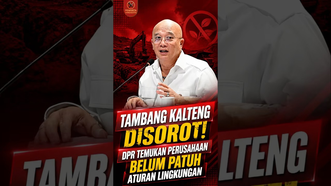 TAMBANG KALTENG DISOROT, DPR TEMUKAN PERUSAHAAN BELUM PATUH ATURAN