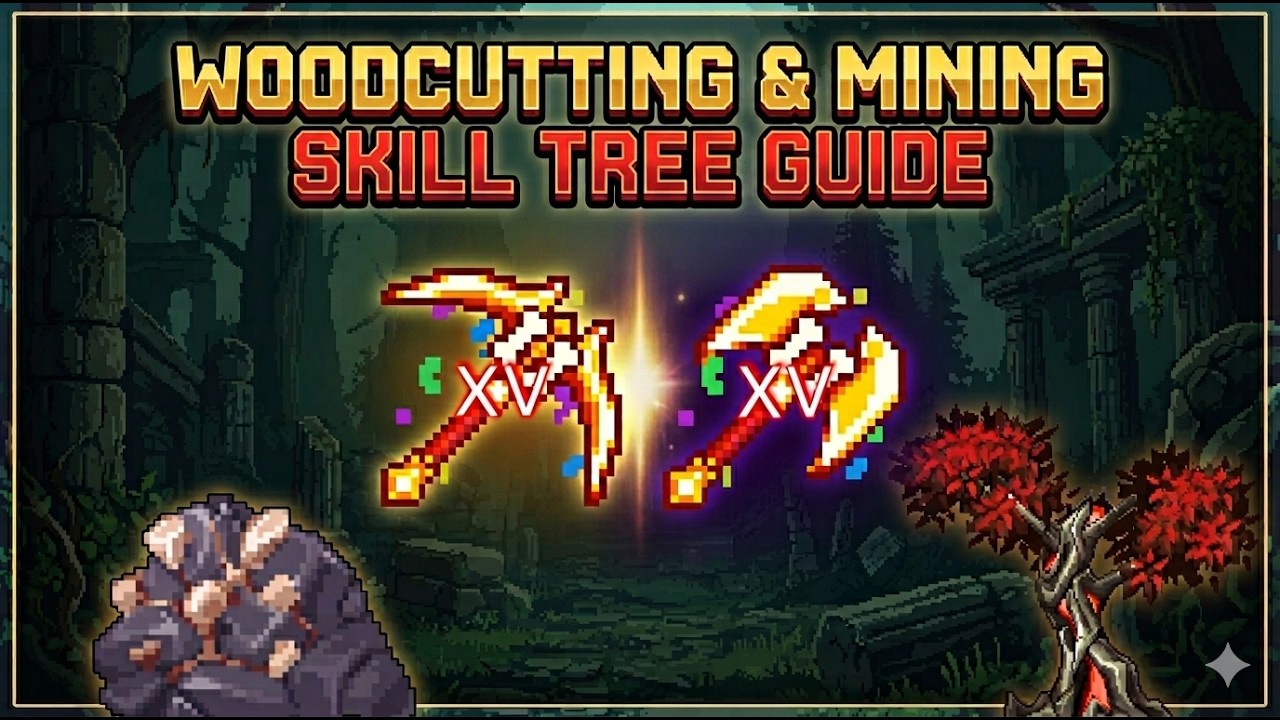 Woodcutting and Mining Skill Tree Guide | Evitania Online