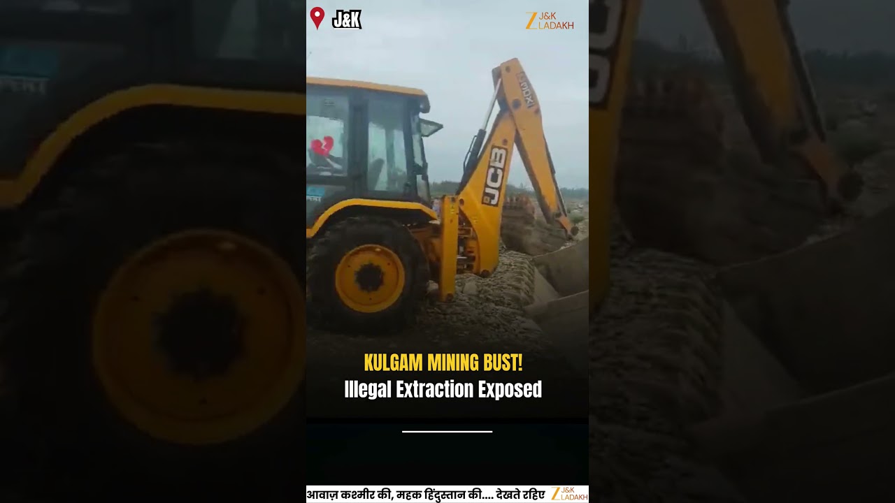 Kulgam Illegal Mining Crackdown | DMO Seizes 12 JCBs, Dumpers
