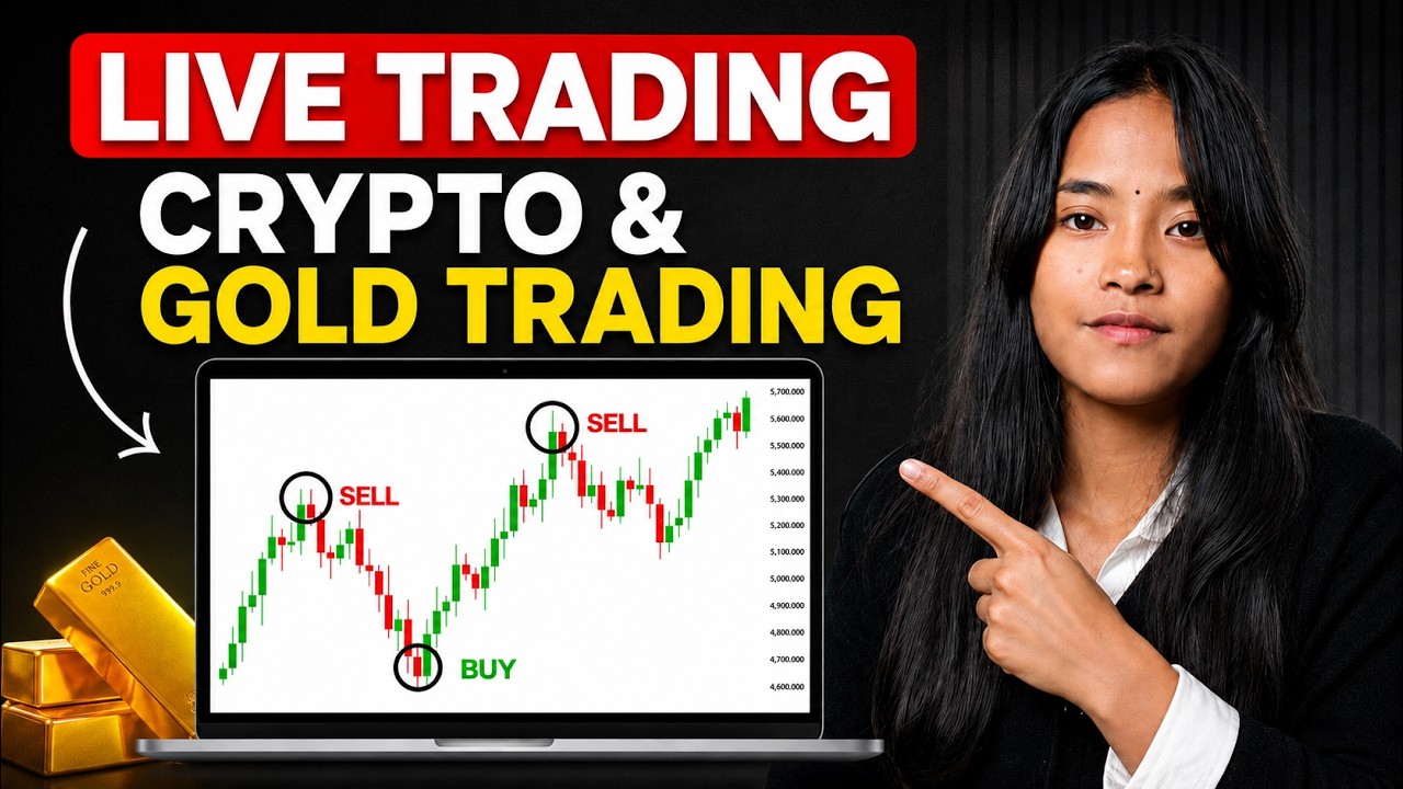 🔴 LIVE GOLD TRADING (XAUUSD) 🔥 Forex & Crypto Live