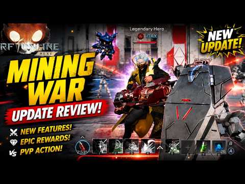 NEW UPDATE REVIEW! Mining War Guide & First Impressions |