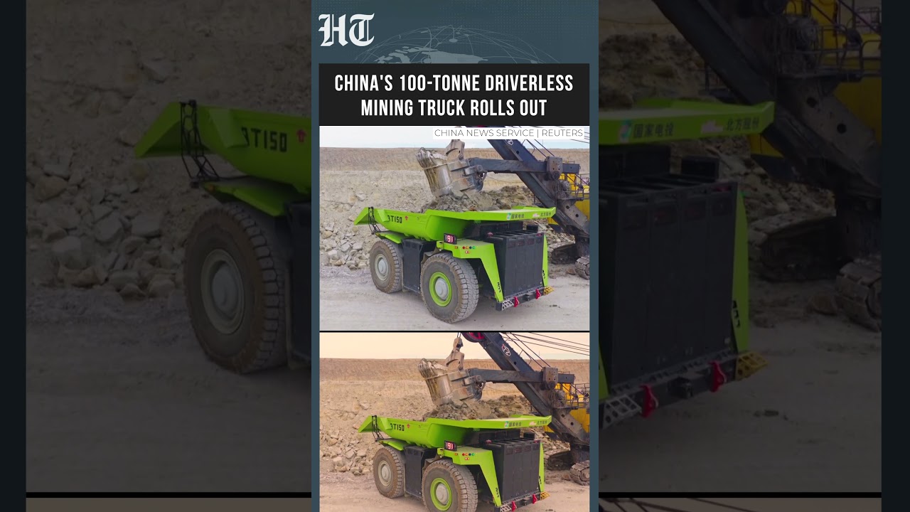 China's First Homegrown 100-Tonne Driverless Electric Mining Truck Enters Service