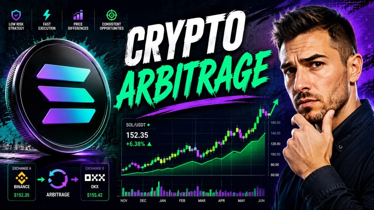 Crypto Arbitrage Guide:How To Make Money From Crypto Arbitrage? [SOL-USDT]Arbitrage