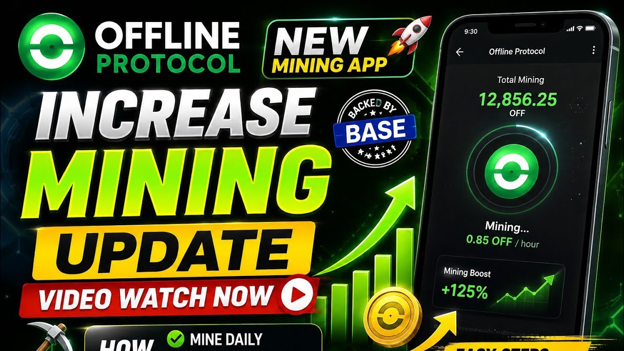 🔥 Offline Protocol New Mining App |Full Sign Up Guide