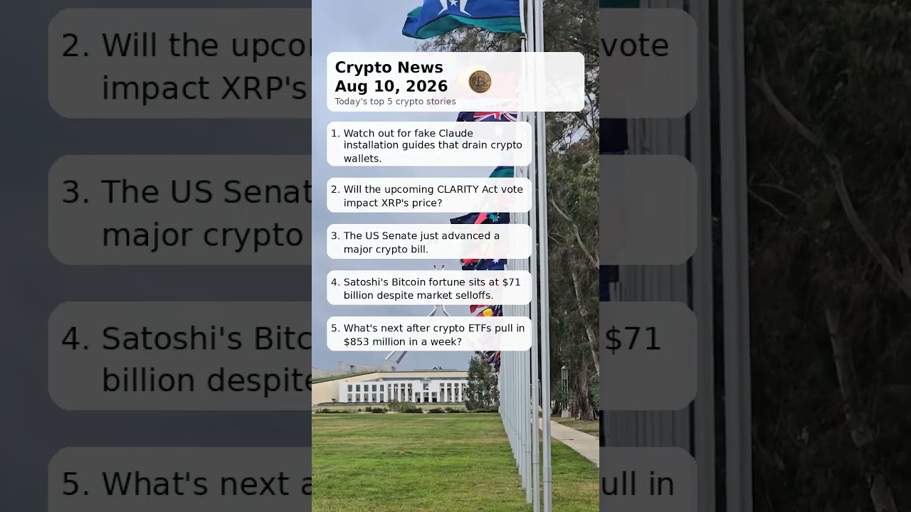 ₿ Crypto News - Aug 10, 2026 #Shorts