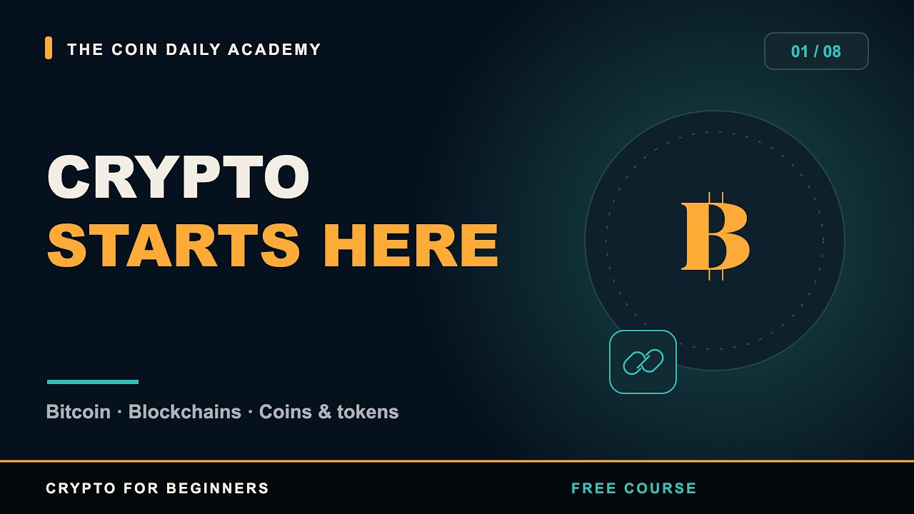 1. Bitcoin, Blockchains, Coins vs Tokens | Crypto for Beginners
