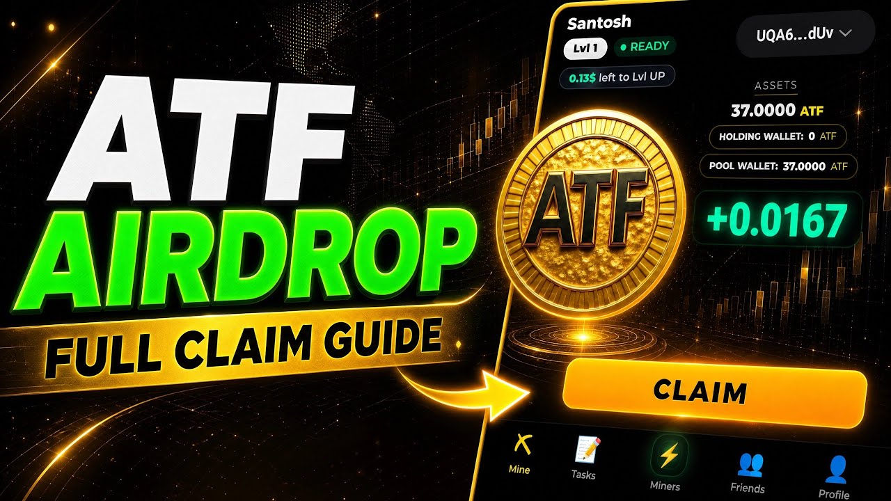 ATF Free Airdrop | Complete Guide How To Mining |