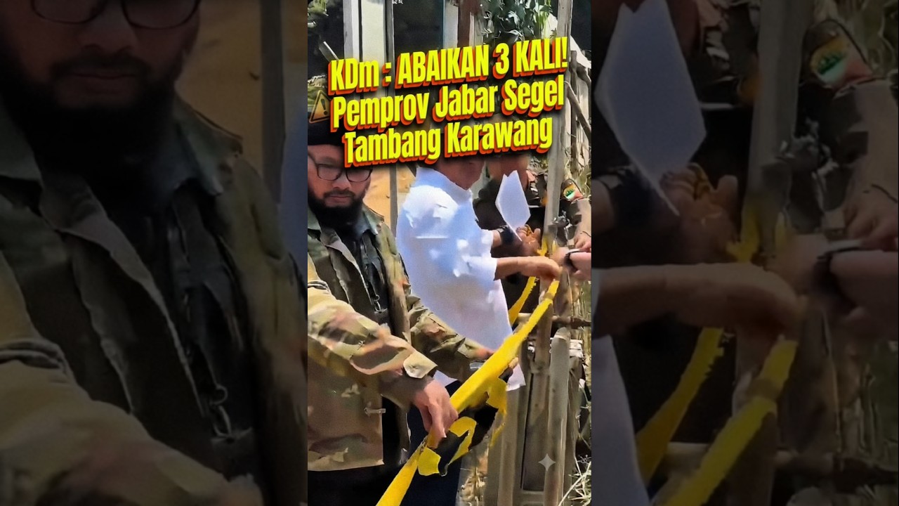 BANDEL : Akhirnya Perusaahaan Tambang Karawang diSEGEL # #kdm #dedimulyadi