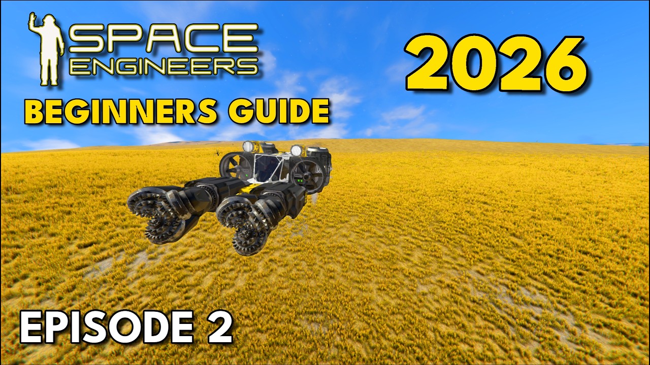 Building your first Miner In 2026 - Space Engineers for