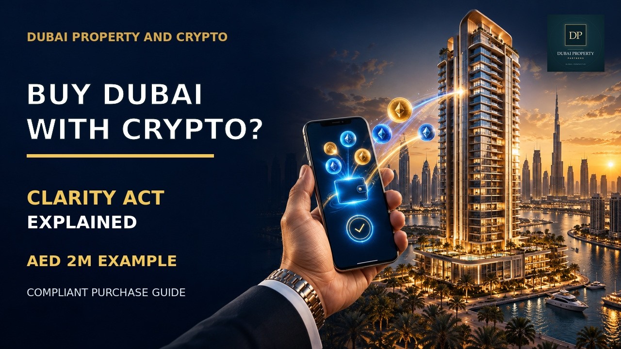 Buying Dubai Off Plan Property With Crypto: US CLARITY Act