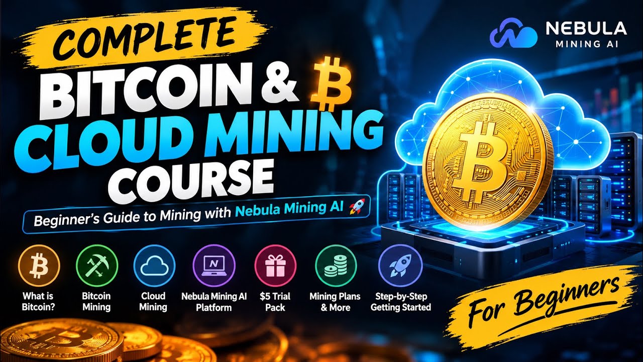 Complete Bitcoin & Cloud Mining Course ₿ | Beginner’s Guide