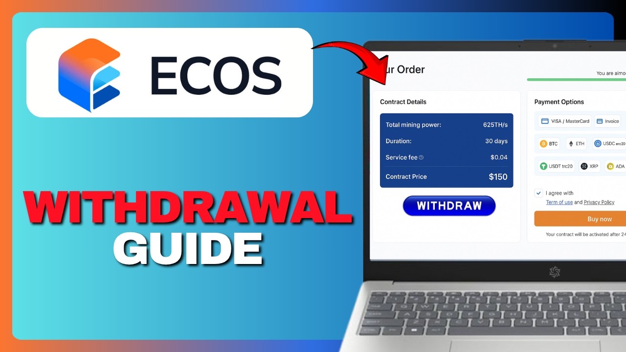 ECOS Mining Withdrawal - How to Withdraw From ECOS Mining
