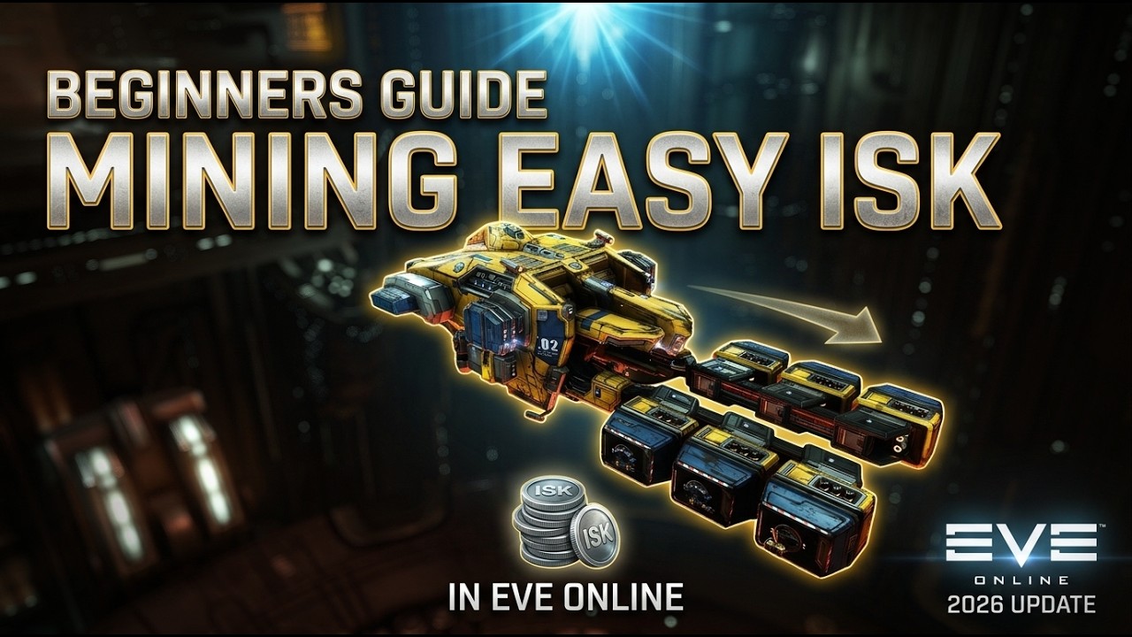 EVE ONLINE Beginners guide to mining for easy ISK
