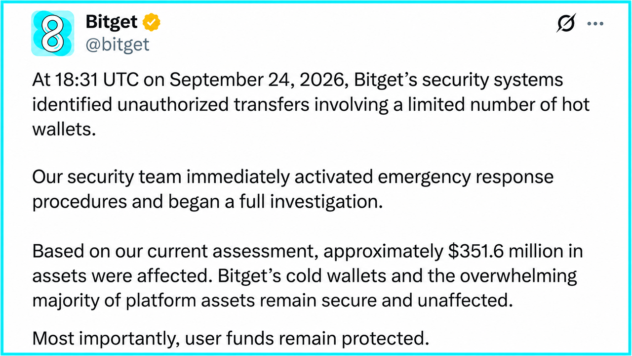 Everything We Know About Bitget’s Massive $351M Hack