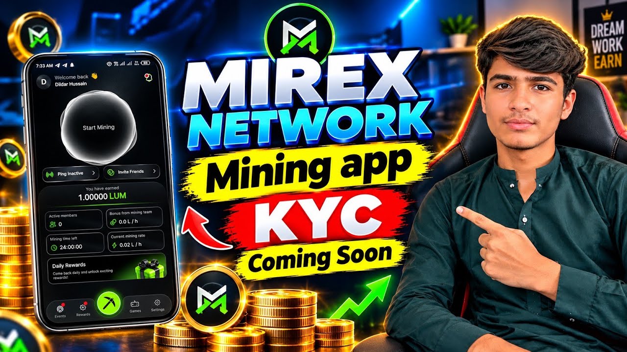 Mirex Network Mining App | KYC Coming Soon | Complete