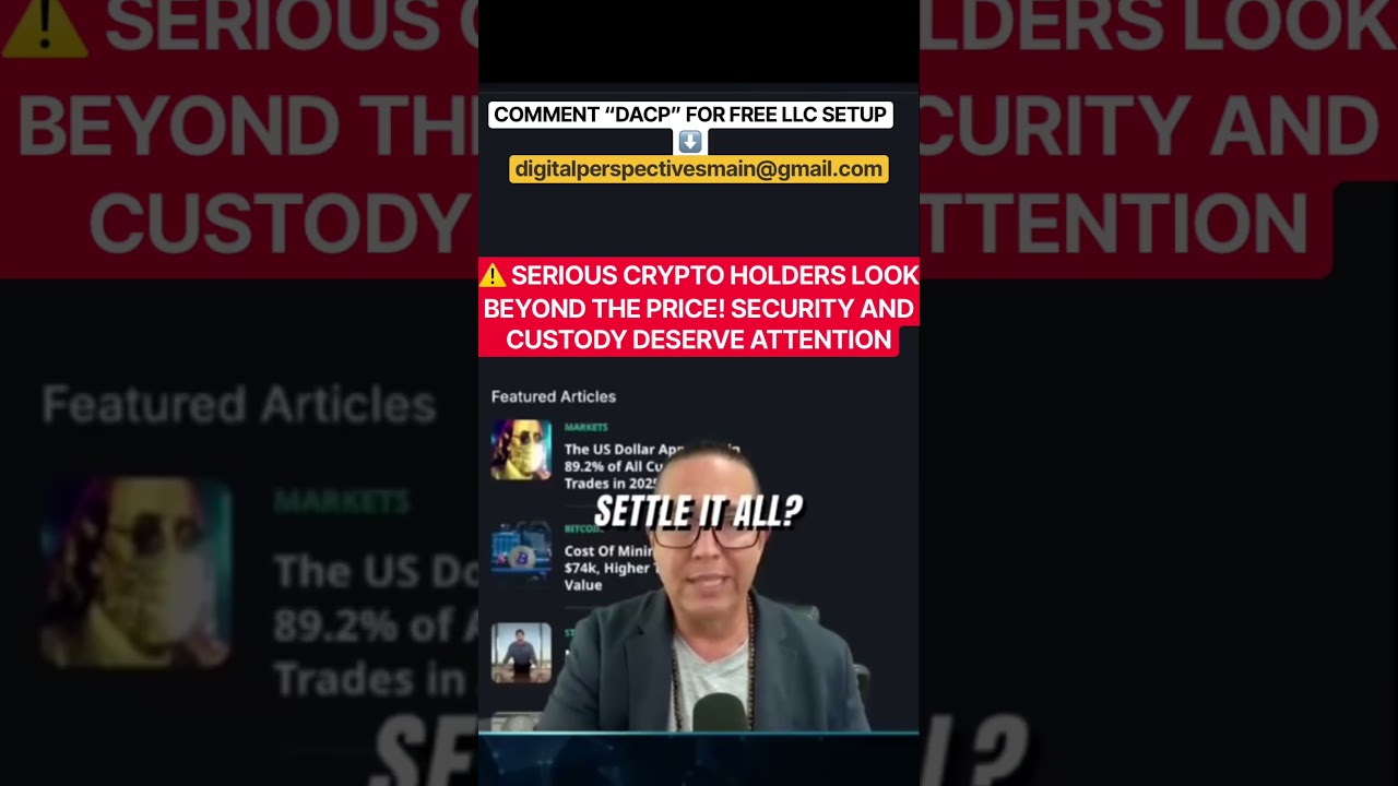 ⚠️ SERIOUS CRYPTO HOLDERS LOOK BEYOND THE PRICE! SECURITY AND