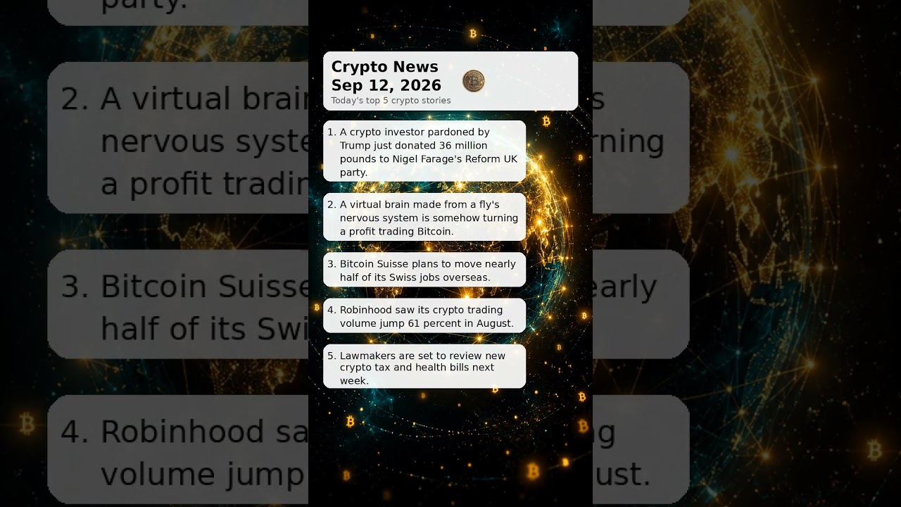 ₿ Crypto News - Sep 12, 2026 #Shorts
