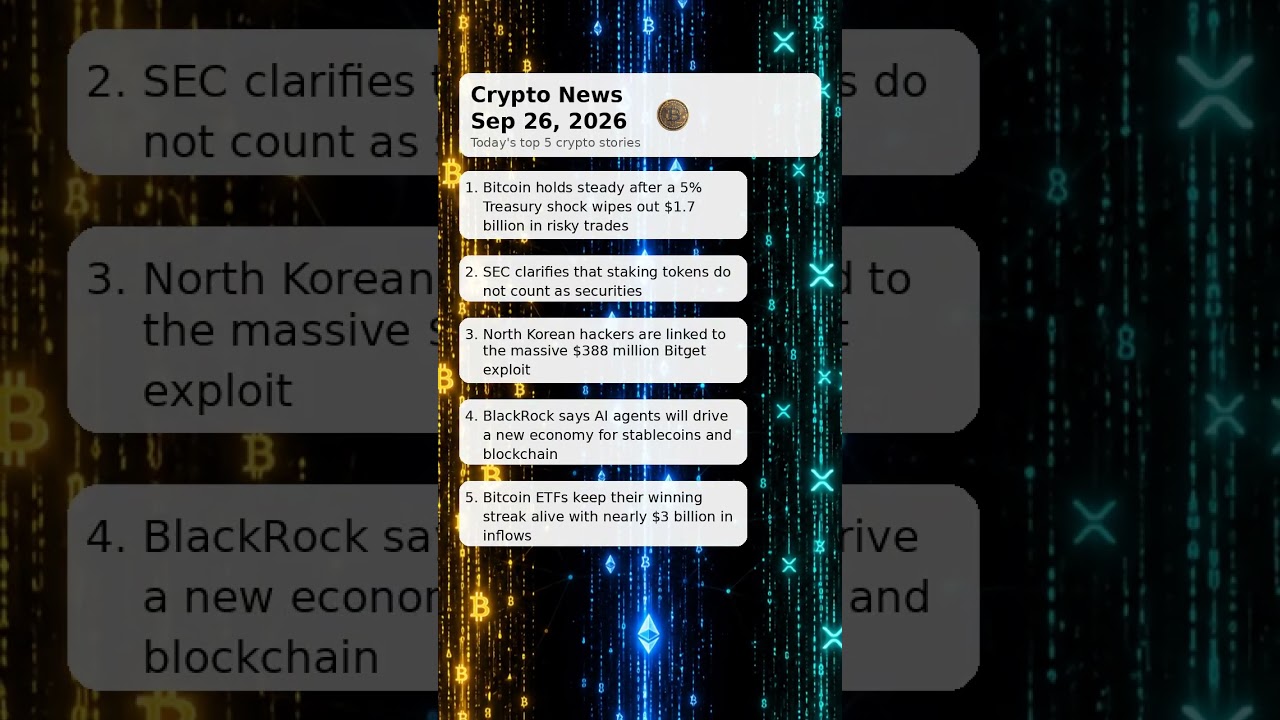 ₿ Crypto News - Sep 26, 2026 #Shorts