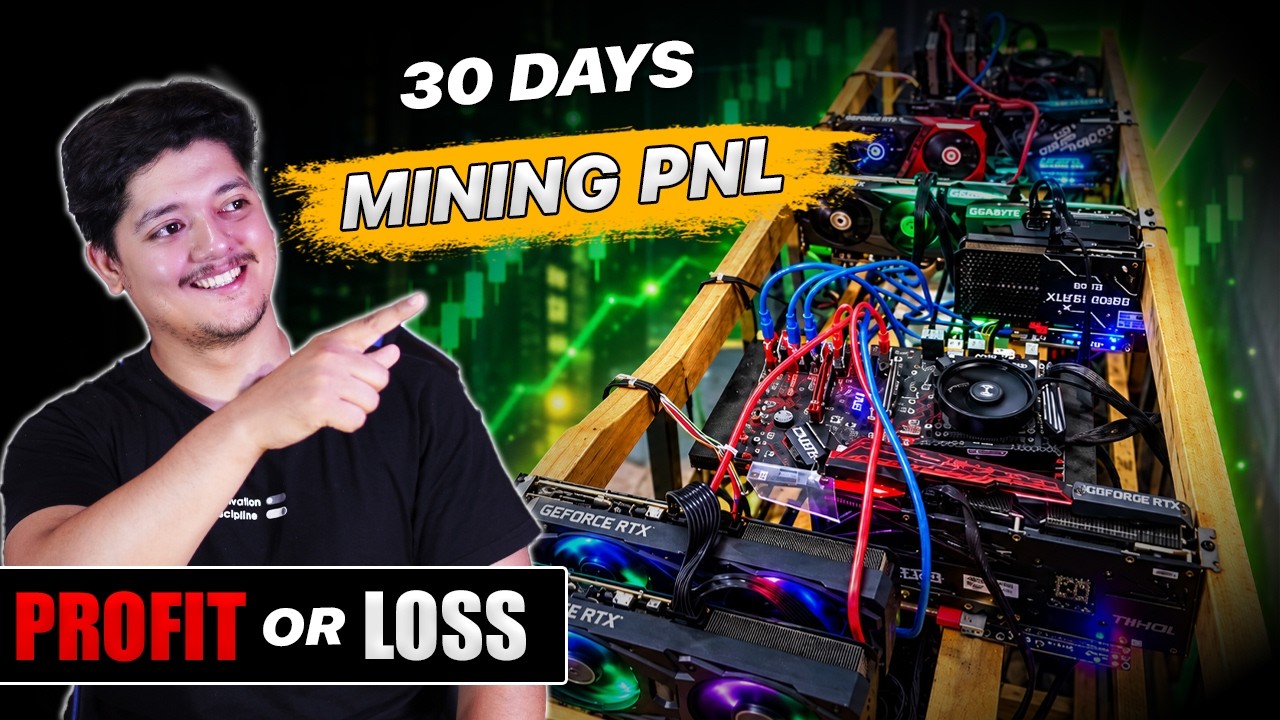 30 Day PNL On GPU Crypto Mining In 2026 🚀