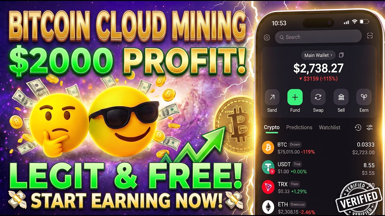 Bitcoin Cloud Mining 2026: How to Mine #Bitcoin Online (BTC