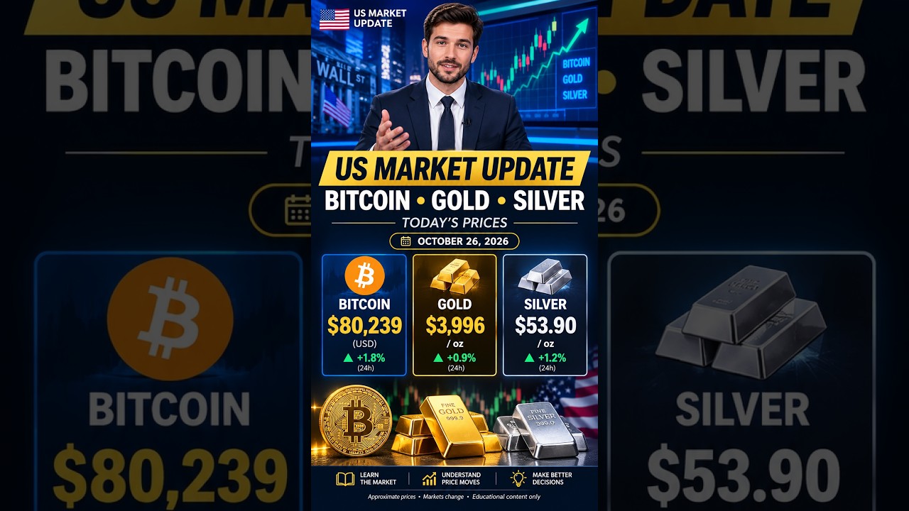 🇺🇸 Bitcoin Price Today | US Crypto Market Update 🚀