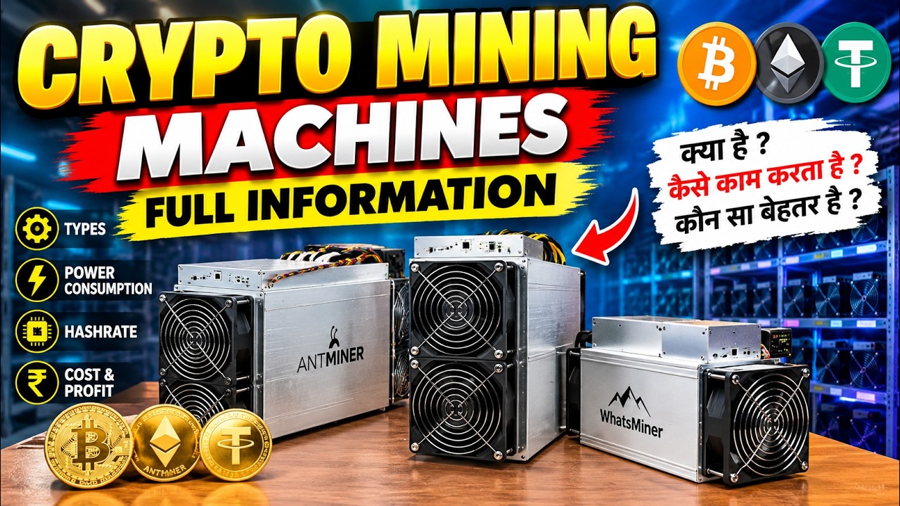 Crypto Mining Machine Full Information 🔥 Bitcoin Mining कैसे काम
