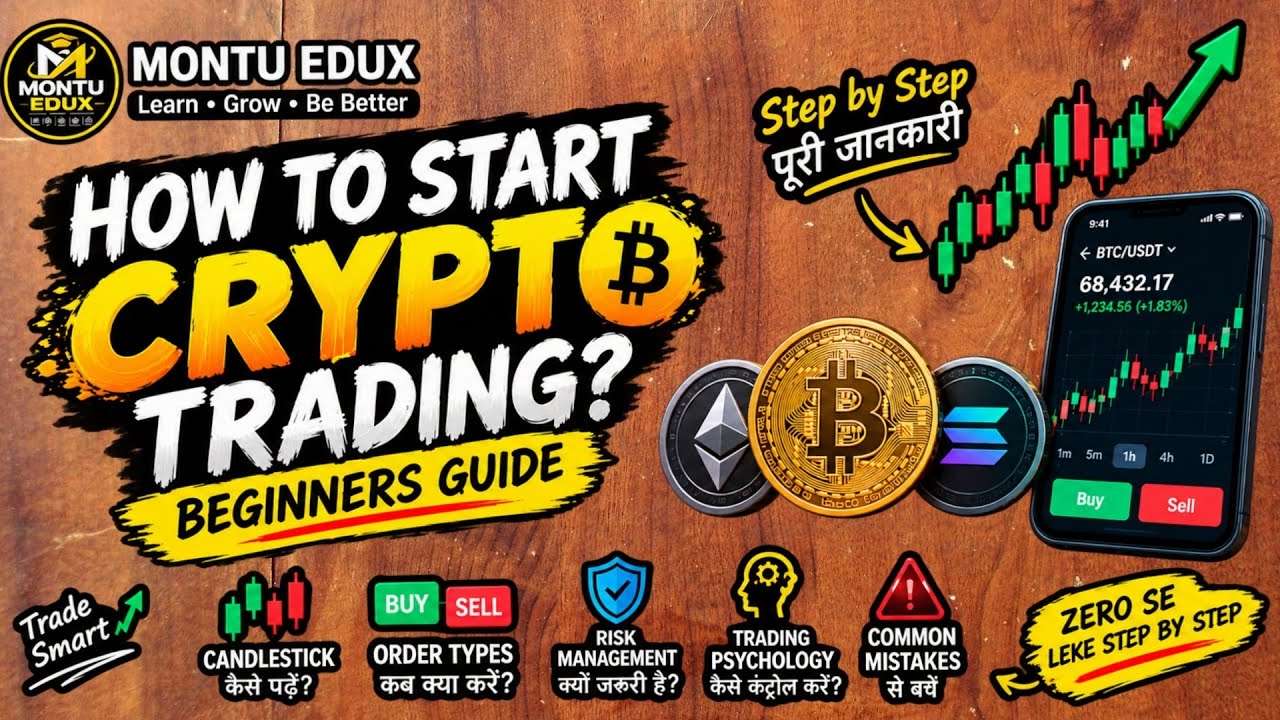 Crypto Trading Kaise Start Kare? 🪙📈 | Beginners Ke Liye