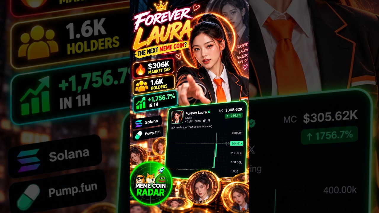🚀 FOREVER LAURA ($LAURA) – The Next Meme Coin #memecoin