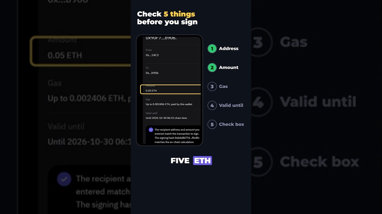 How To Check a Crypto Transaction Before You Sign (2026
