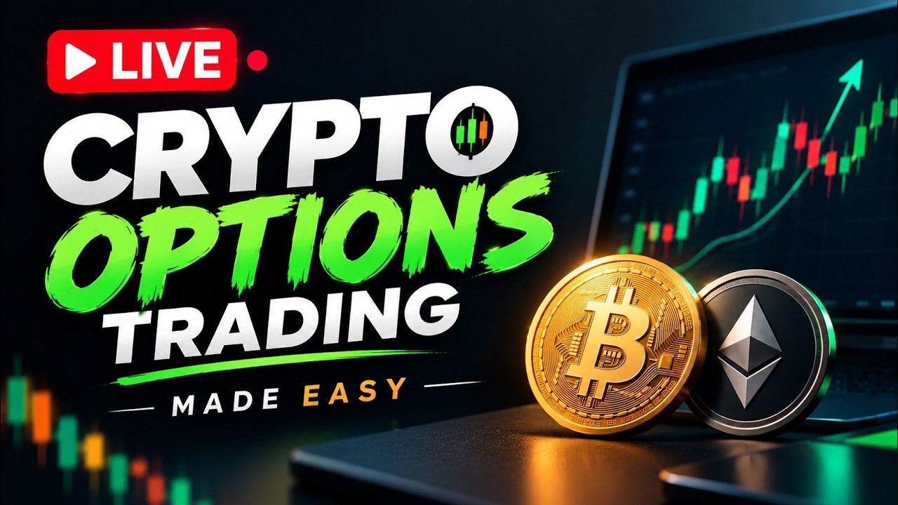 LIVE: Crypto Options Trading | Simple & Easy Guide