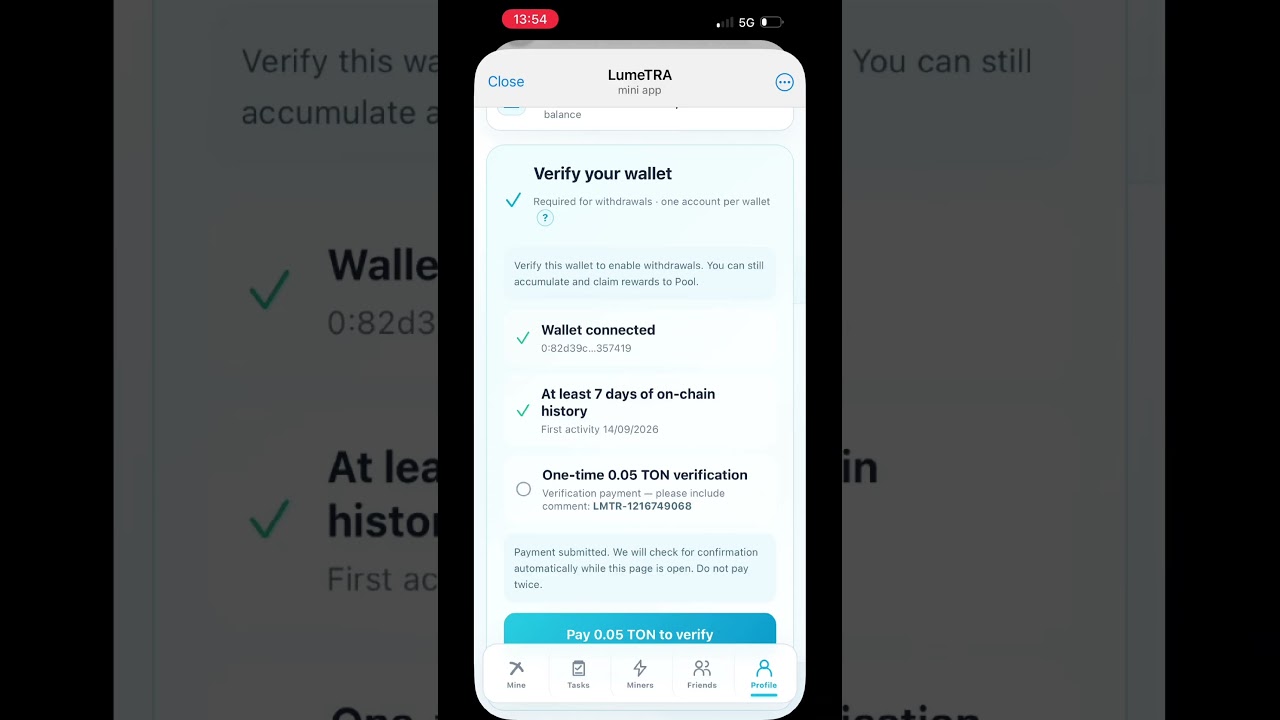 Lumtra telegram bot withdrawal guide #telegram #crypto #finance