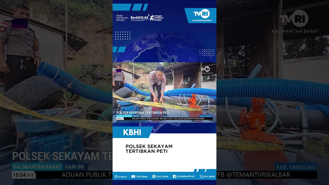 POLSEK SEKAYAM TERTIBKAN PETI #tvrikalbar #mediapemersatubangas