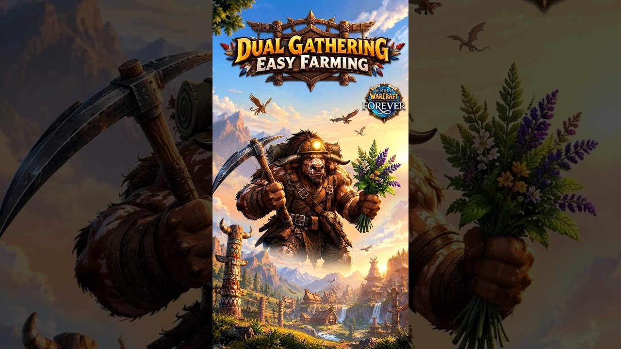 WoW Forever: Dual Gathering Method – Easy Herbalism & Mining