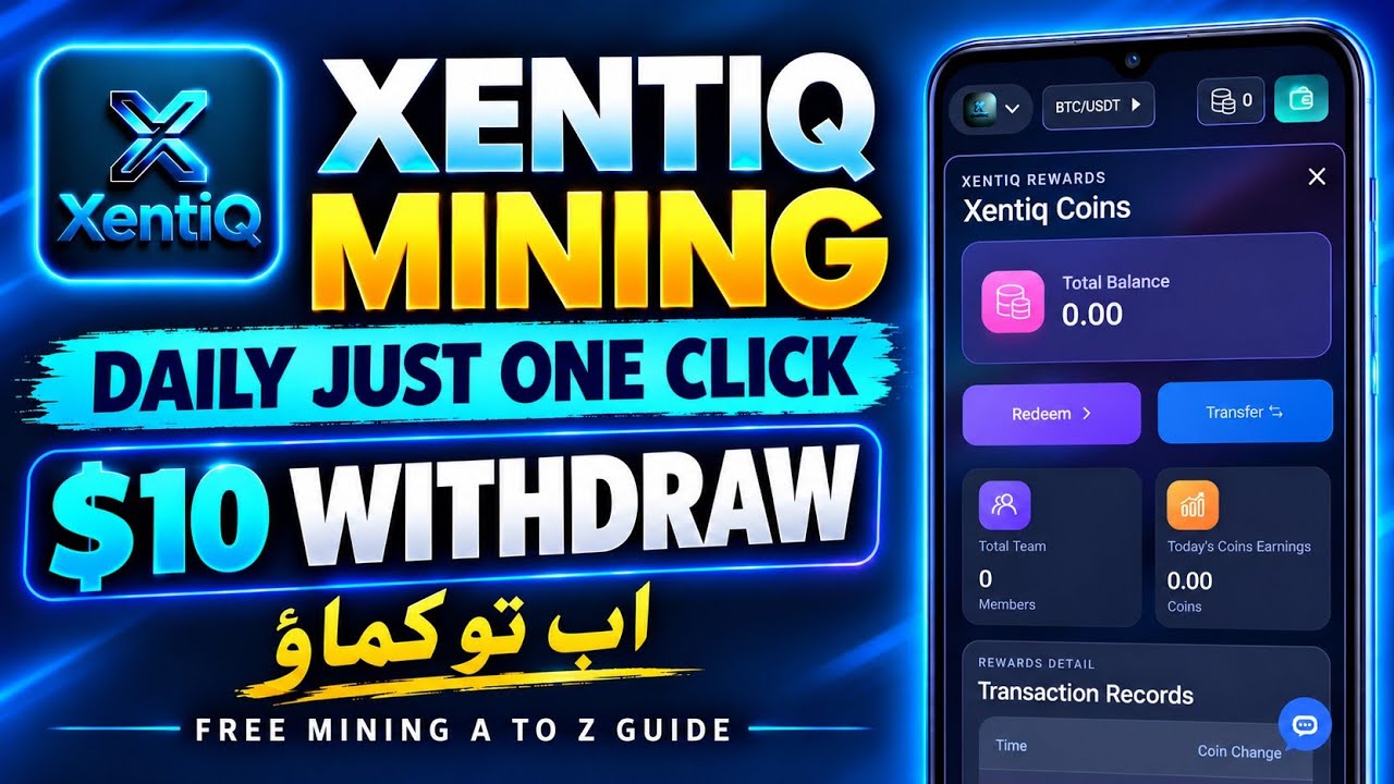 XentiQ Mining App A to Z Guide Account Create, KYC